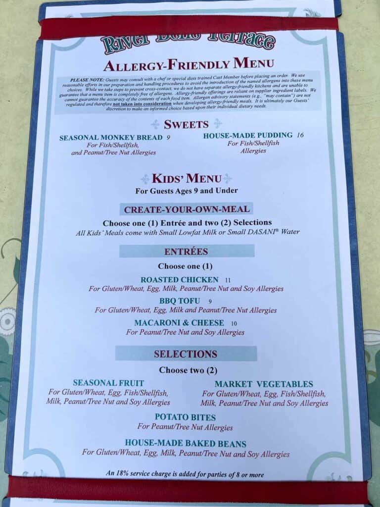 Disneyland Gluten Free Food and Menus
