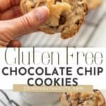 BEST Gluten Free Chocolate Chip Cookies pin
