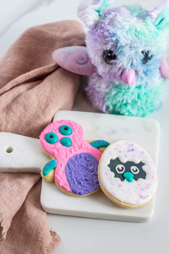 Hatchimals cookies and toy