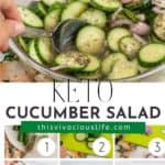 Keto Cucumber Salad