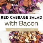 Red Cabbage Salad with Bacon pin
