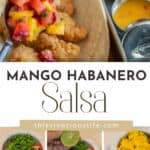 step by step Mango Habanero Salsa