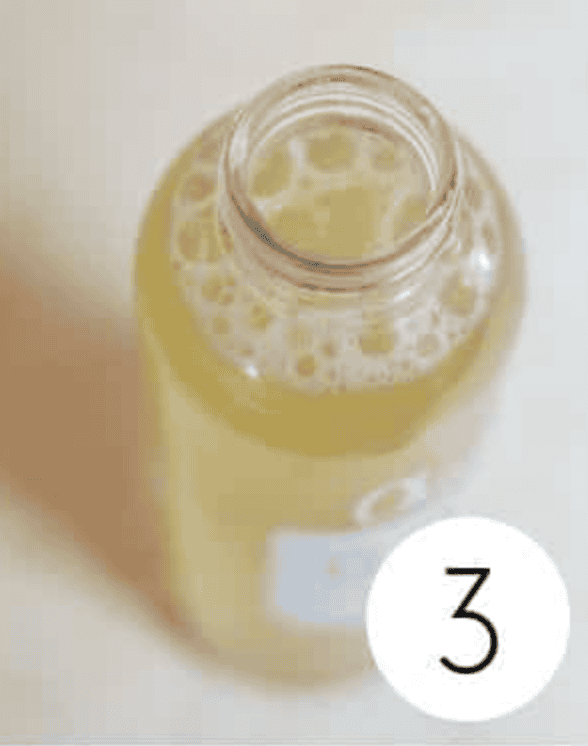 Non Alcoholic Dirty Martini Mocktail in a glass jar