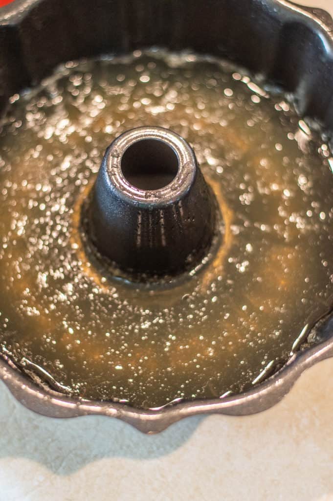 Jello in a bundt pan mold