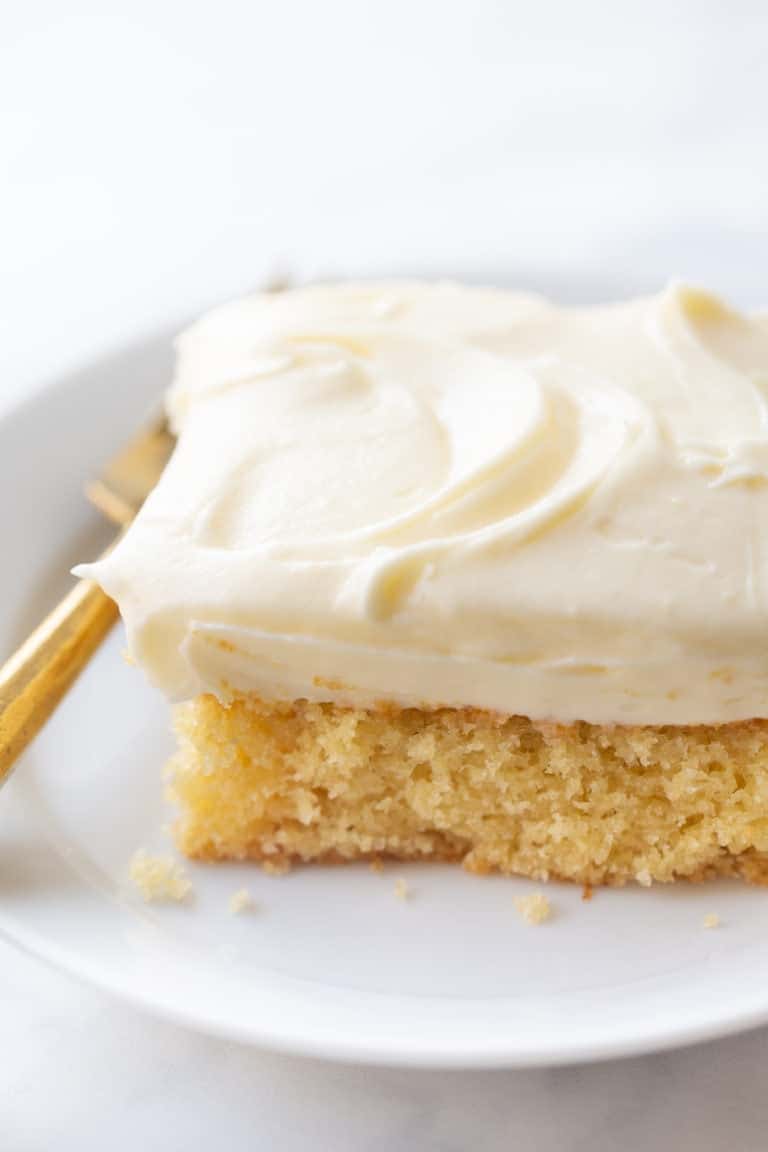 Eggnog Cake with Cream Cheese Eggnog Frosting This Vivacious Life
