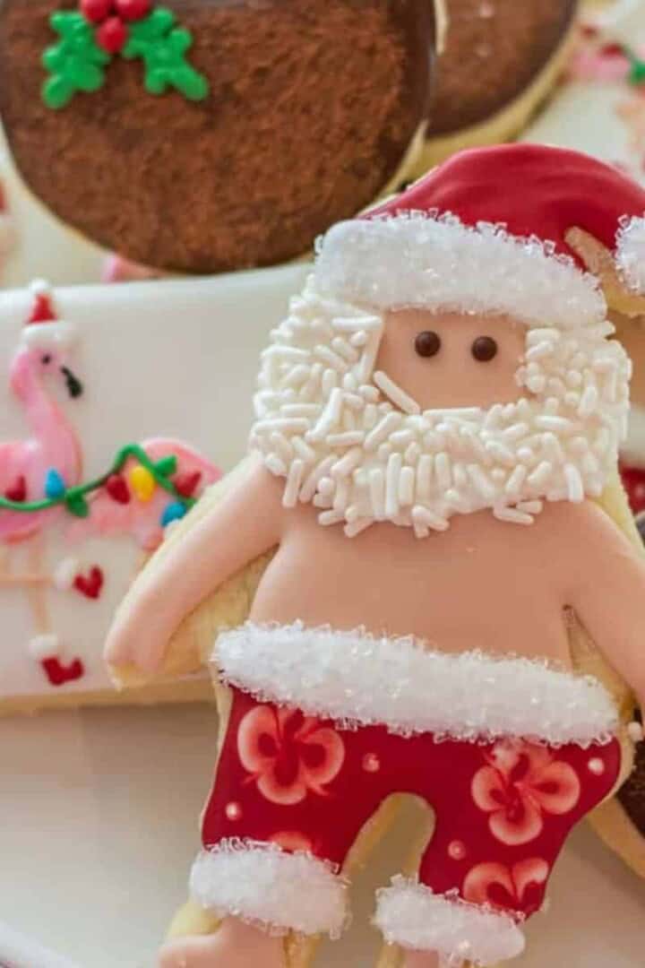 Santa cookies