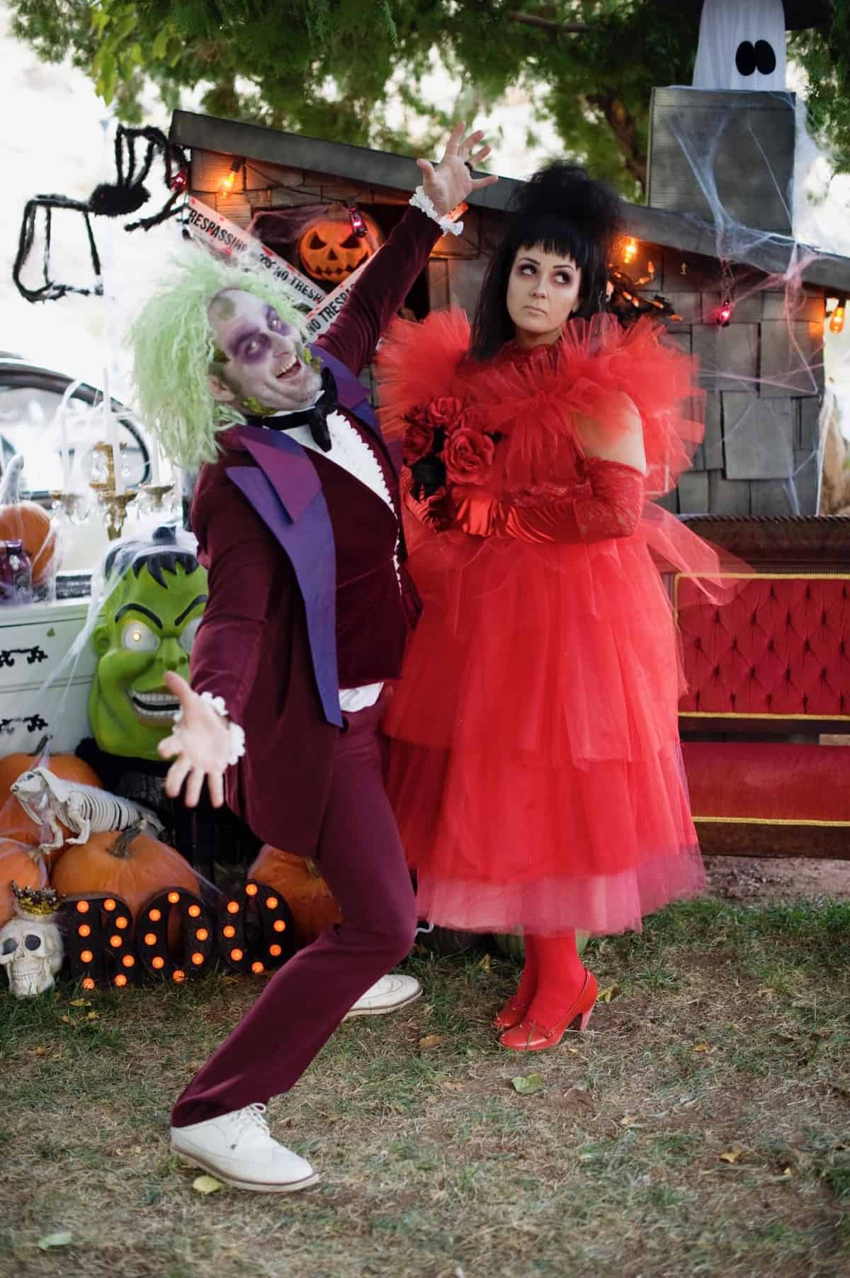 Beetlejuice Family Costume + Harry Potter & More! - This Vivacious Life