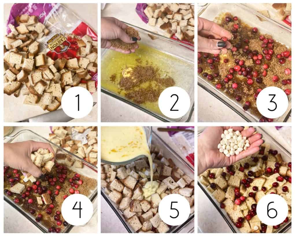 step by step gluten-free French toast casserole