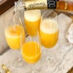 Virgin Mimosa Recipe in glass cups