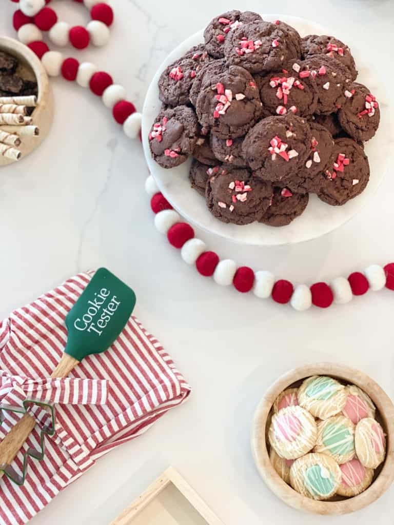 Holiday cookies and an apron