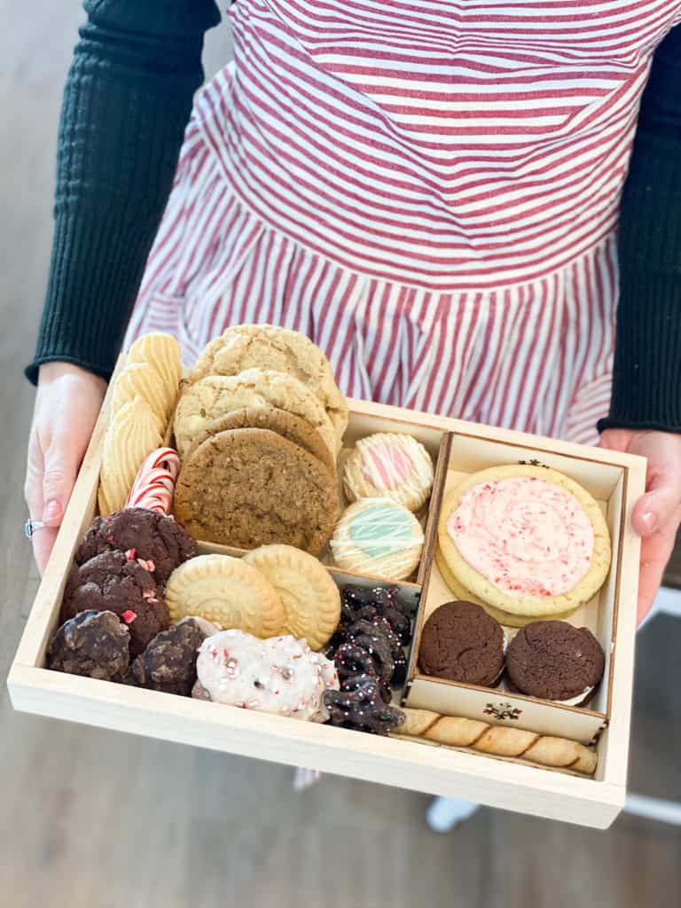 Holiday cookie box