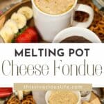 Melting Pot Cheese Fondue (Copycat) pin