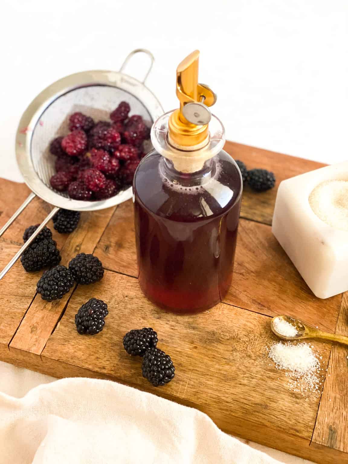 Blackberry Simple Syrup This vivacious Life