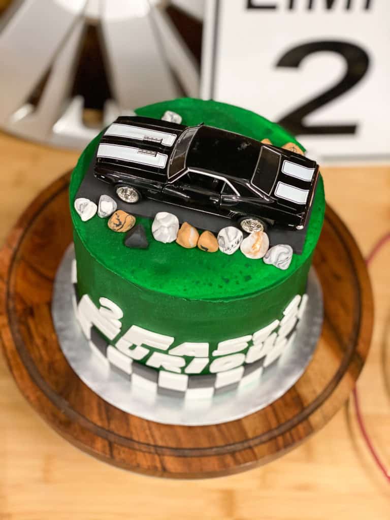 2 Fast 2 Furious Birthday Party Car Cake