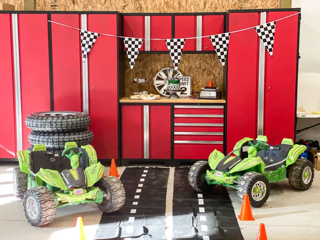 2 Fast 2 Furious Birthday Party Decorations and set up