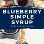 Blueberry Simple Syrup Pin