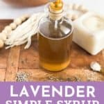 Lavender Simple Syrup pin