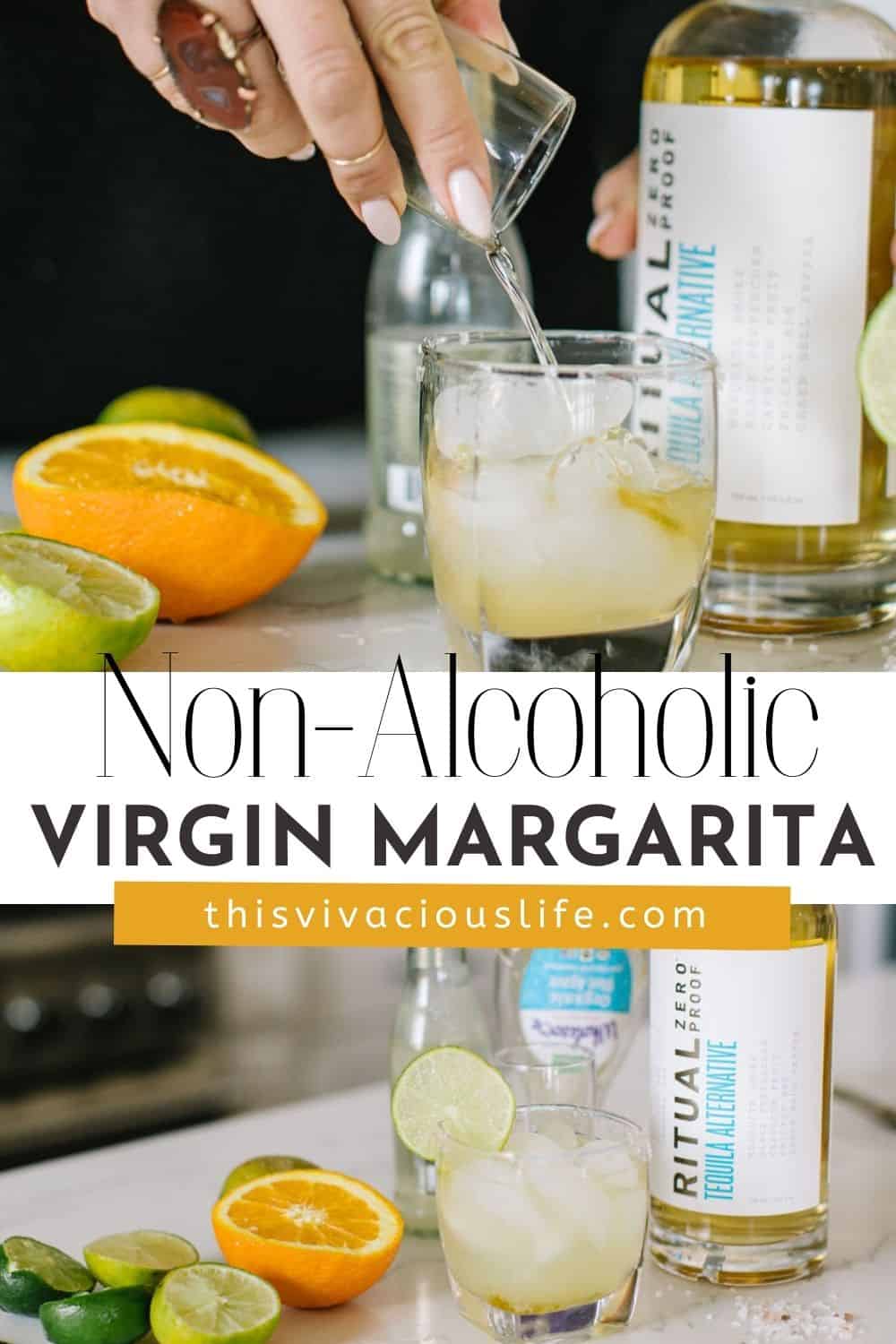 Virgin Margarita on the Rocks Recipe This Vivacious Life