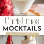 Candy Cane Christmas Mocktails pin