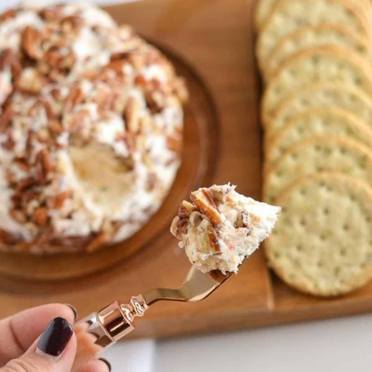 BEST Classic Cheeseball in 10 Minutes (Mom's famous recipe!)