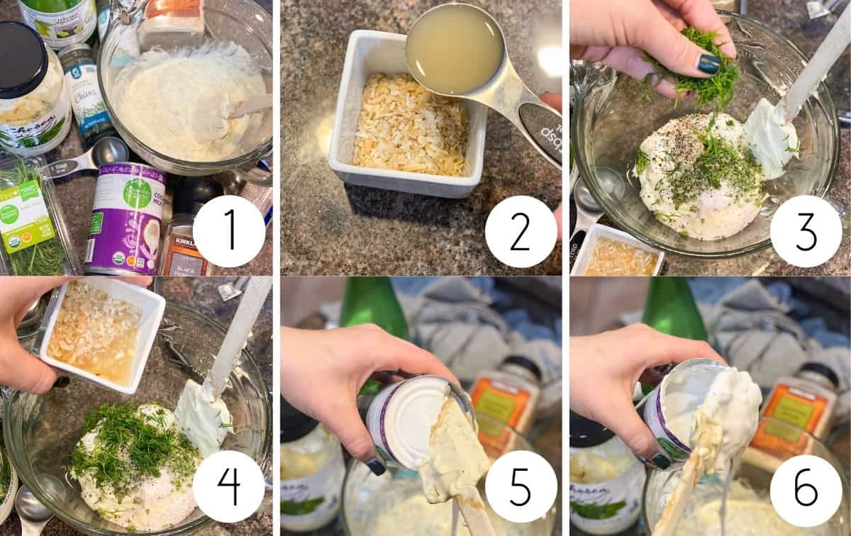 Whole30 Ranch Dressing step by step instructions