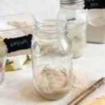 Gluten-Free Sourdough Starter in a jar