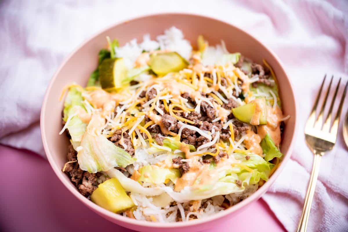 Big Mac Bowl (super EASY) This Vivacious Life