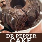 Dr Pepper Cake Pin