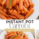 Instant Pot Carrots pin
