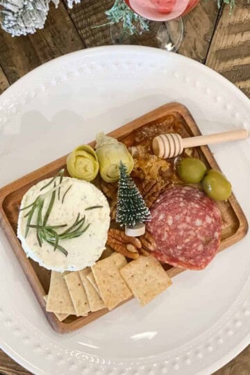 Small Charcuterie Board with cheese, meat and more...
