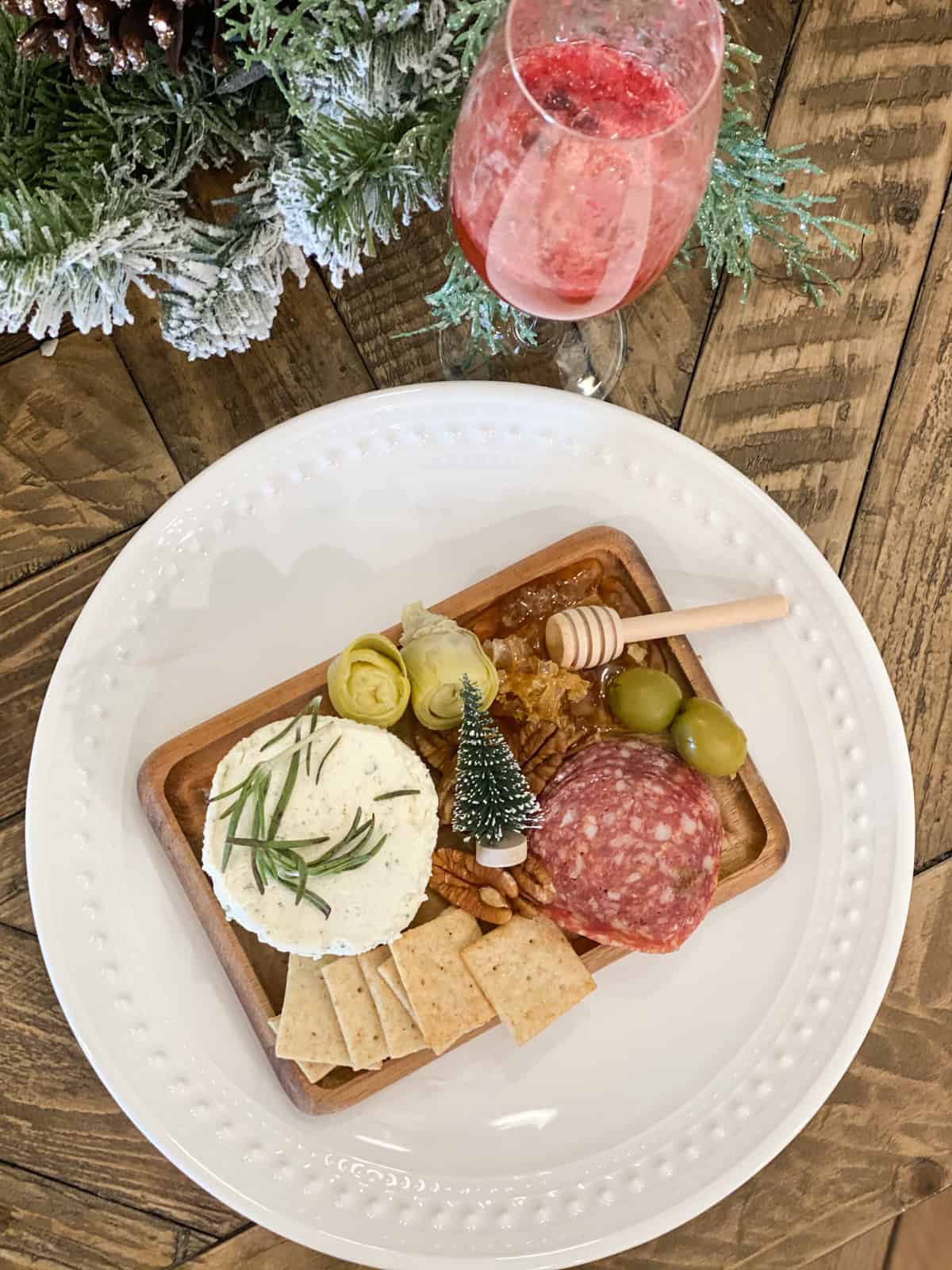 Easy, Simple, and Small Charcuterie Board - The Fit Peach