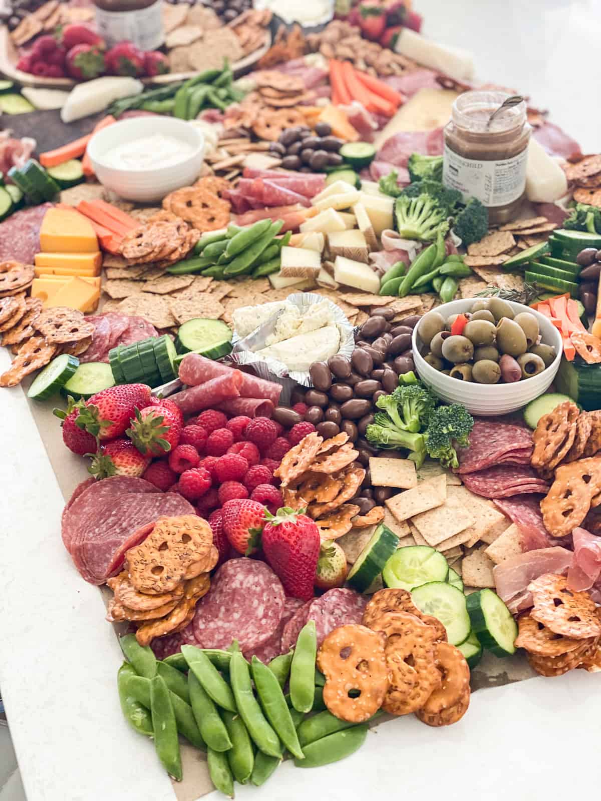 Grazing Table on butcher paper