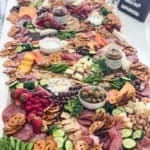 Grazing Table on butcher paper