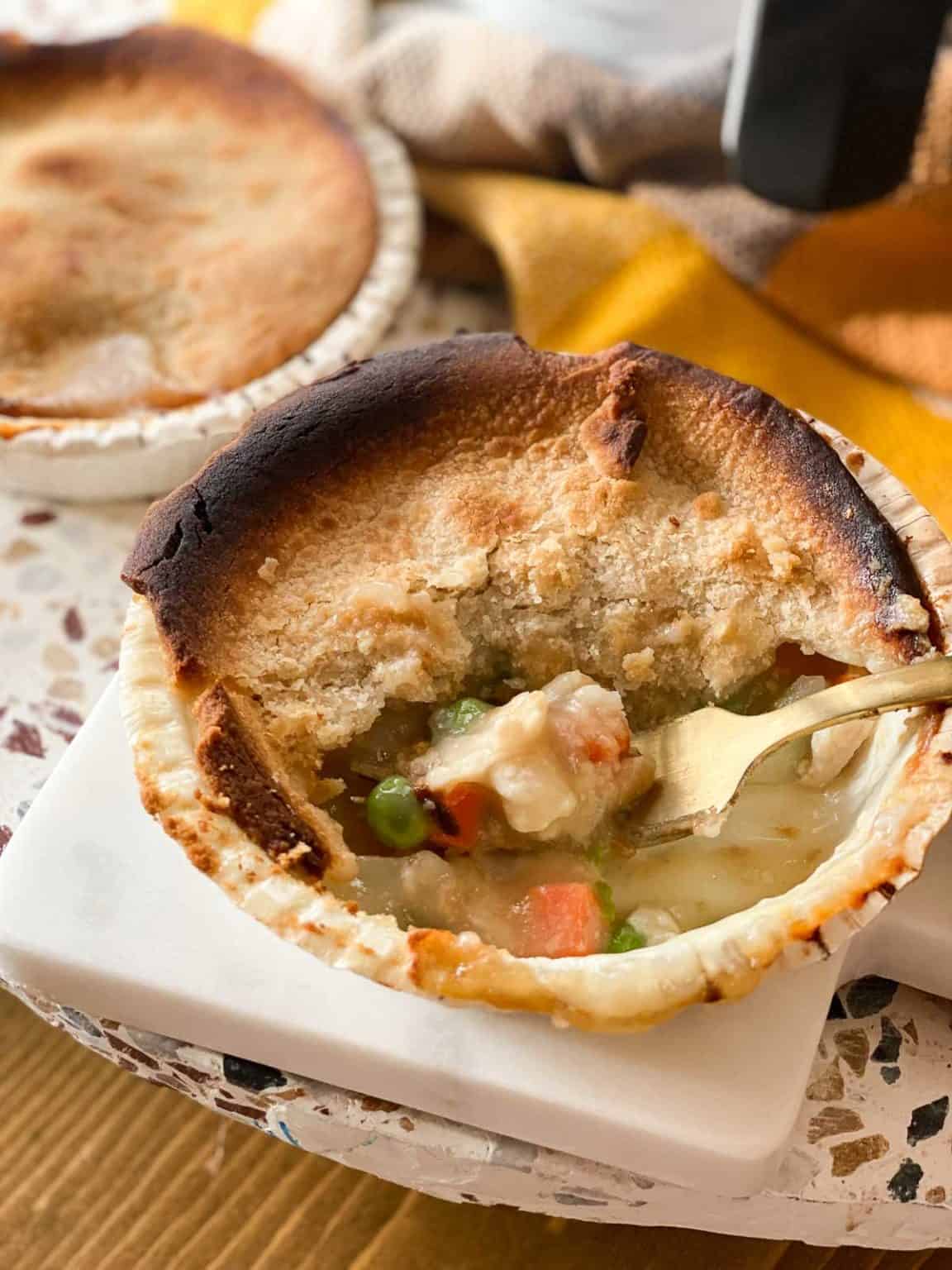 Easy Pot Pie in Air Fryer This Vivacious Life