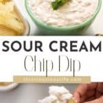 sour cream chip dip pin