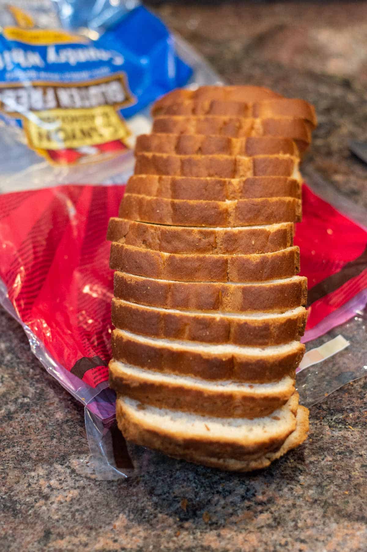 Gluten-free bread loaf sliced