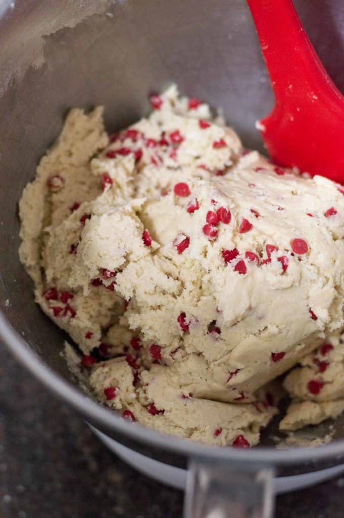 cherry chip cookies dough