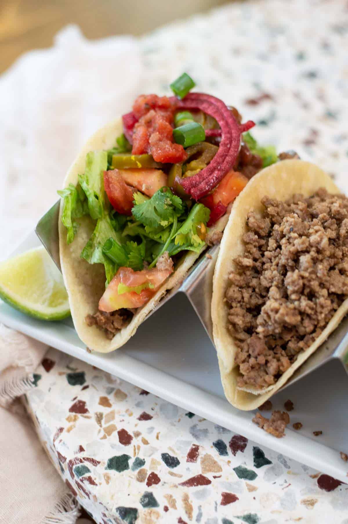 ground beef gluten free tacos