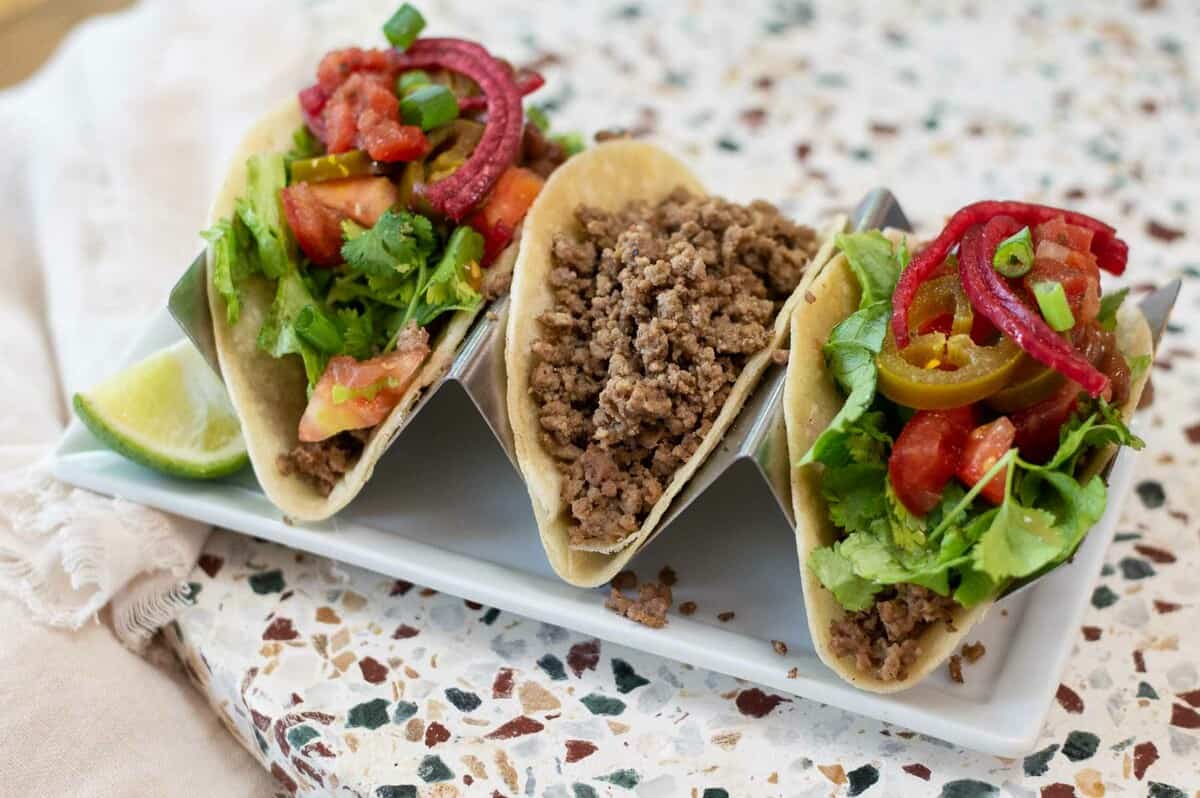 ground beef gluten free tacos