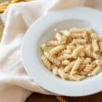 Instant Pot Pasta in a white bowl