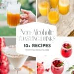 Non-Alcoholic Toasting Drinks 10+ Recipes pin
