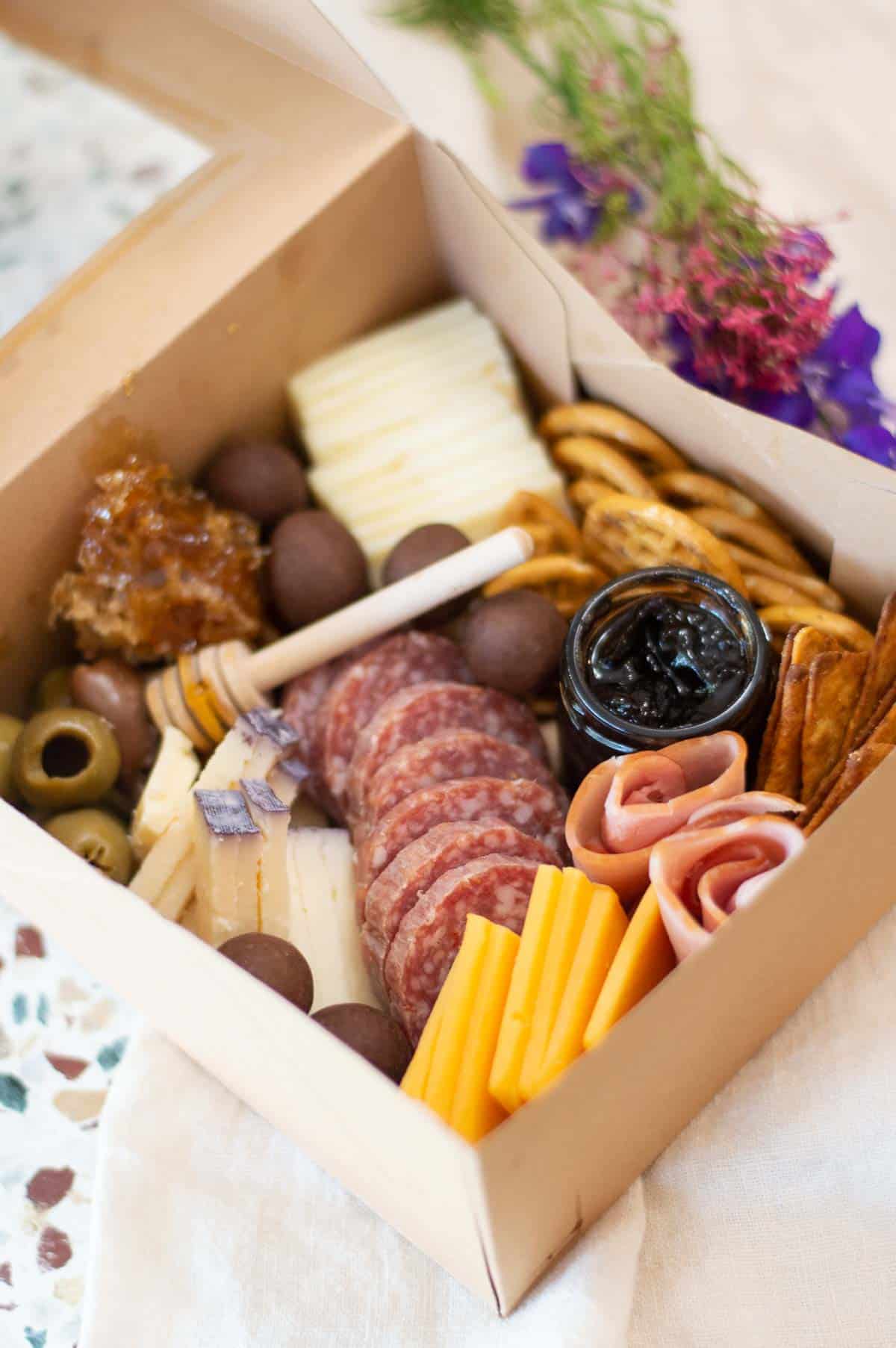 DIY Individual Charcuterie Box - Living in Normal