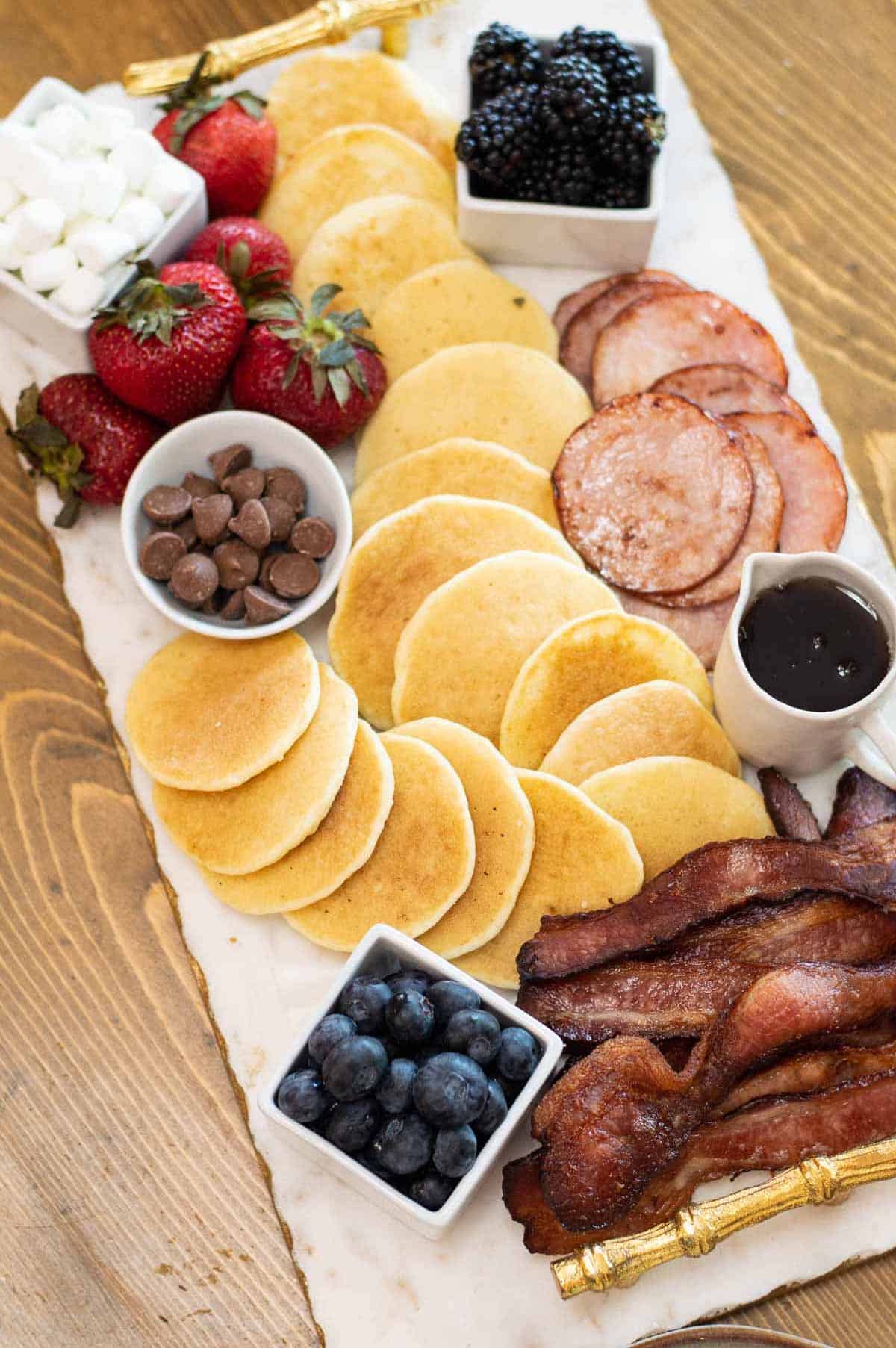 Mimosa Bar & Brunch Board • Pancake Recipes