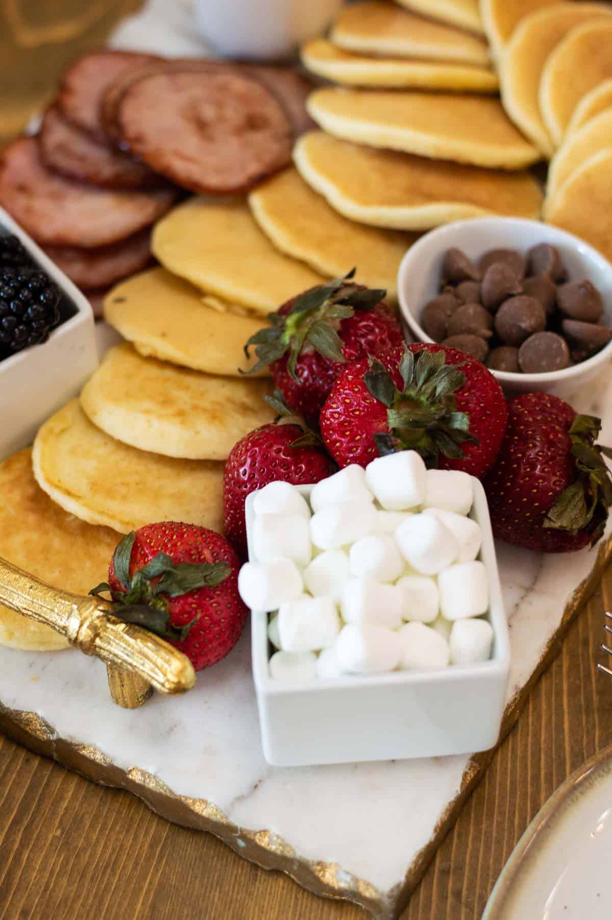 Pancake Charcuterie Board