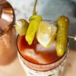 Virgin Bloody Mary Recipe v8 in a glass