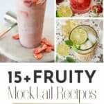 Fruity Mocktail Recipes pin