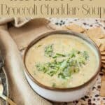 Instant pot broccoli cheddar soup recipe