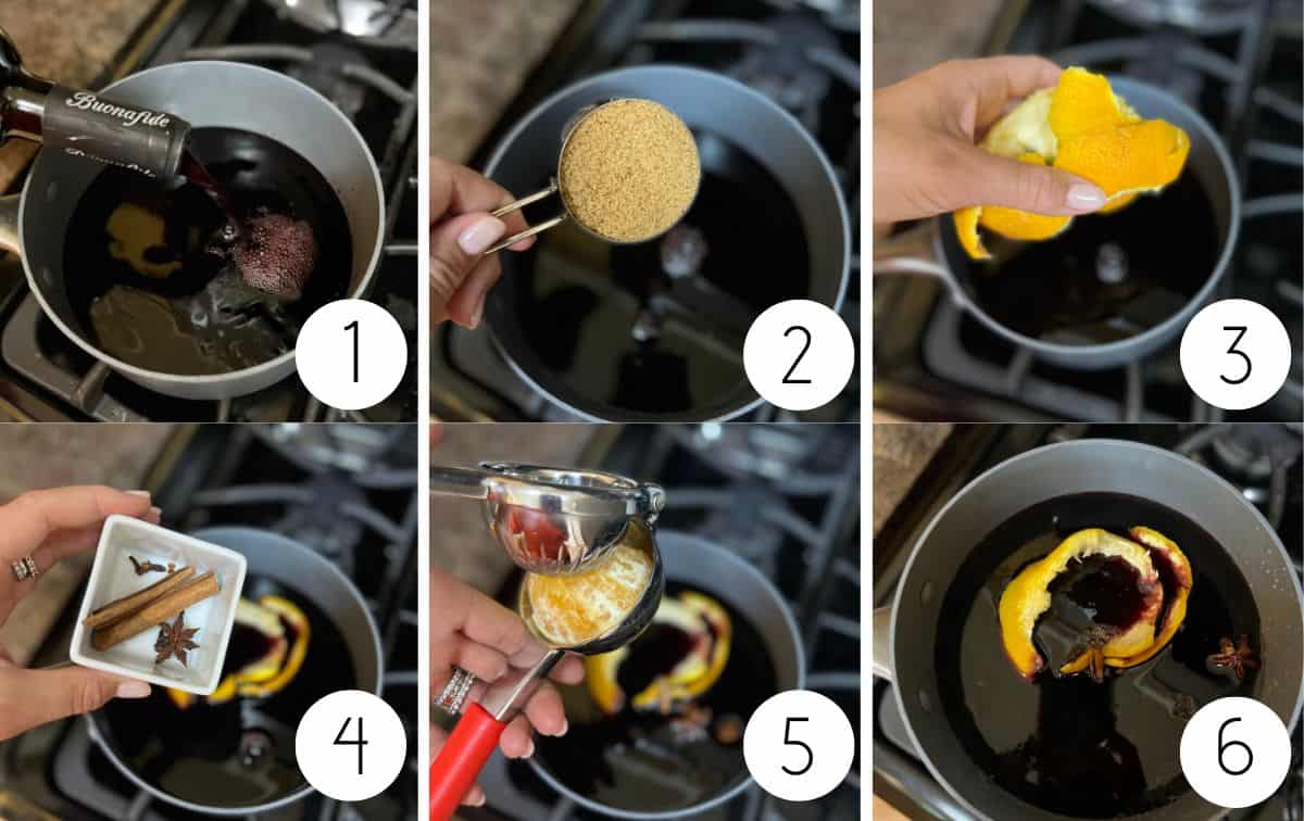 Non Alcoholic Mulled Wine Step-by-Step Instructions