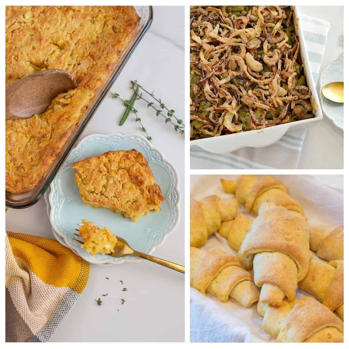 Reheating Thanksgiving Sides collage