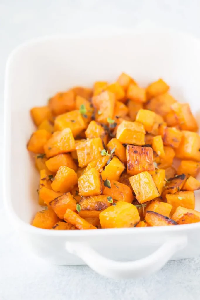 Garlic thyme roasted butternut squash